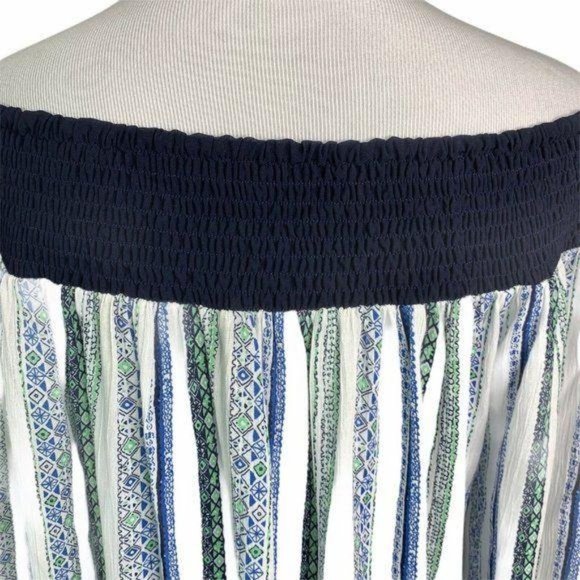 Lulumari-Off The Shoulder Braided Neckline Top - Picture 7 of 9